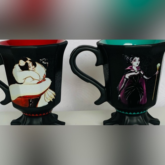 Disney Store Disney Villains Designer Collection Pedestal Mug Set - 6pc - Picture 5 of 13